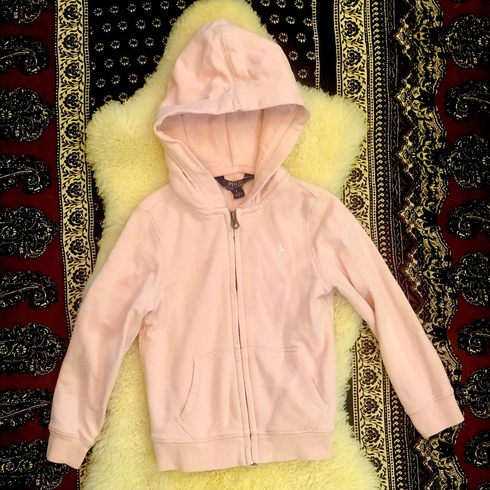 Polo Ralph Lauren Girls French Terry Zip Hoodie, Size 5T